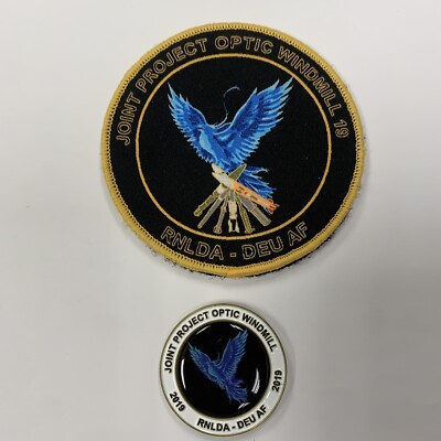 Missile Defense Agency Joint Project Optic Windmill Netherlands Challenge Coin 2