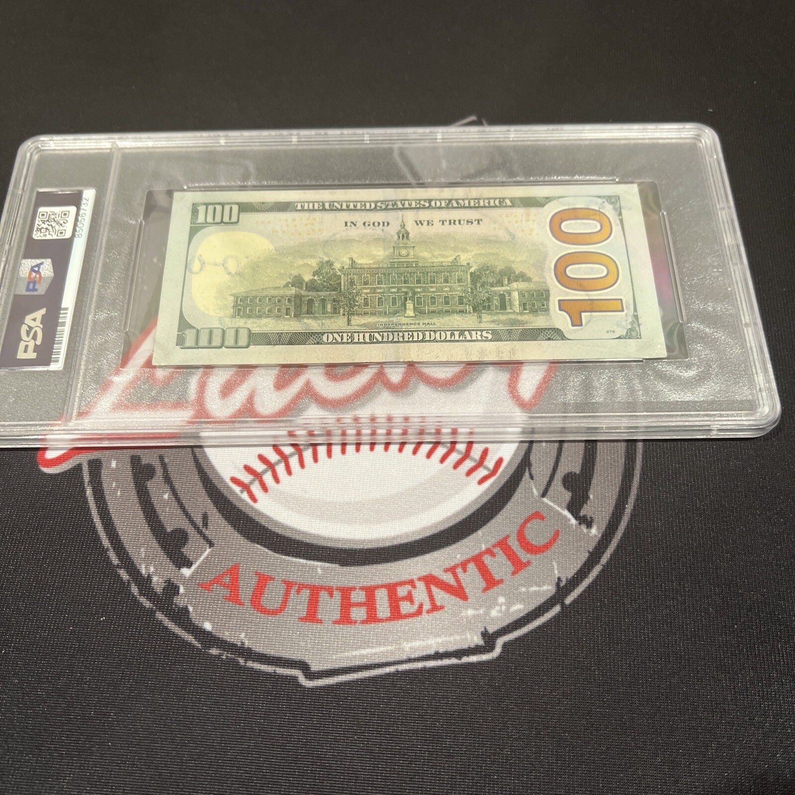 Floyd Mayweather Jr. Signed $100 Bill US Currency x4 Inscription PSA Auth Auto B view 5