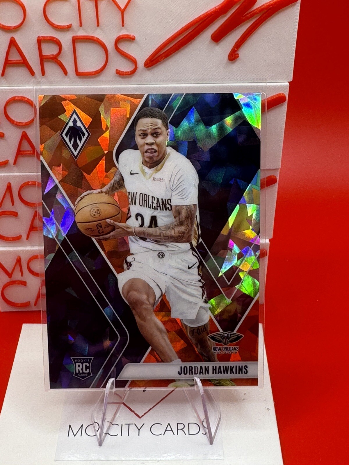 2023-24 Panini Phoenix Orange Ice Rookie RC /249 Jordan Hawkins Pelicans No. 254