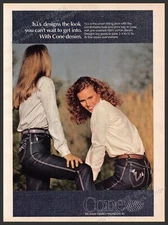 h.i.s. Jeans Cone Denim 1980s Print Advertisement 1981