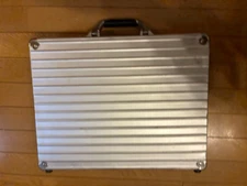 Rimowa Attache Case Briefcase Business Bag Silver Used