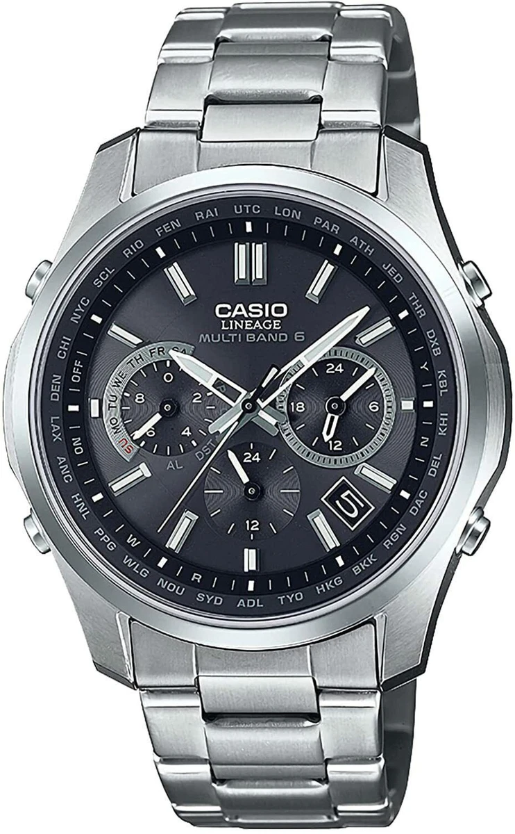 Reloj Hombre CASIO LINEAGE LIW-M610TSE-1AJF Radio Solar Titanio Analógico Nuevo