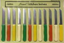Kitchen Knives  12PC Stainless Steel Indian Vegetable – Small Size, Assorted Set