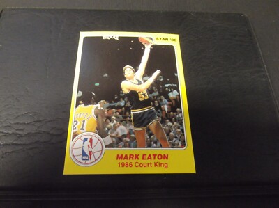 1985-86 Star Court Kings Set-Break #11 MARK EATON JAZZ NM-MT+