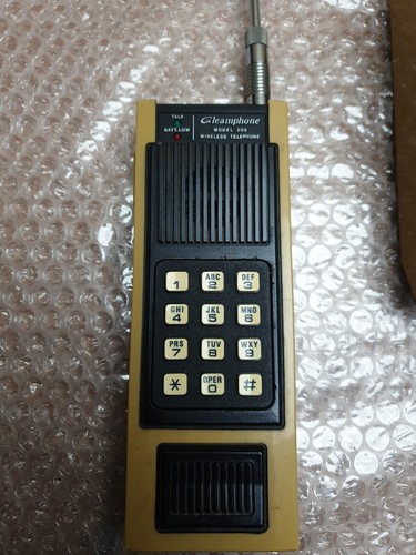 Telefono Cleamphone Model 505 Vintage Cordless A Lungo Raggio (MADE IN JAPAN) - Zdjęcie 3 z 9