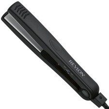 Smooth / Straight Ceramic Flat Iron Fast Results Smooth Styles 1in Revlon Black