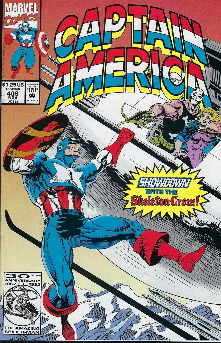 Captain America(Marvel-1968)#409 The Skeleton Crew(8.0) | eBay