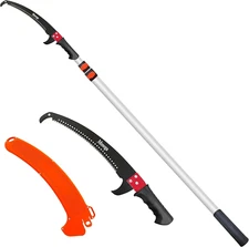 5-13FT Tree Trimmer Pole Saw, Tree Pruner Extendable, Long Handle Pruning Shears