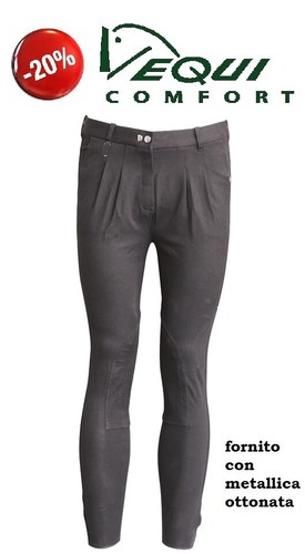AB00021A Equicomfort Umbria pantalone pantaloni equitazione uomo NERO  pinces | eBay
