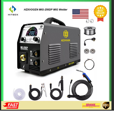 4 IN 1 MIG Welder 250AMP 110V/220V TIG ARC MMA Aluminum Welding Machine Welder