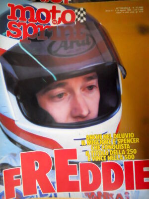 Motosprint 32 1985 Spencer gewinnt 250er Titel, in 250 Spencer [Q77]