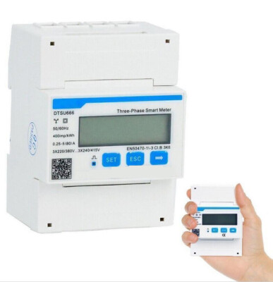 Zweiwegezähler DTSU666 DTSU666-D Chint Drehstromzähler RS-485 Modbus   ``