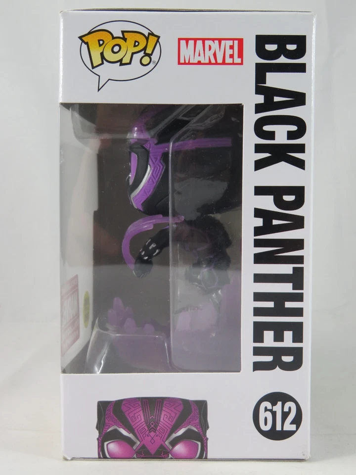 Marvel Funko Pop - Black Panther (Glow) - Collector Corp - No. 612 - image 2 of 4