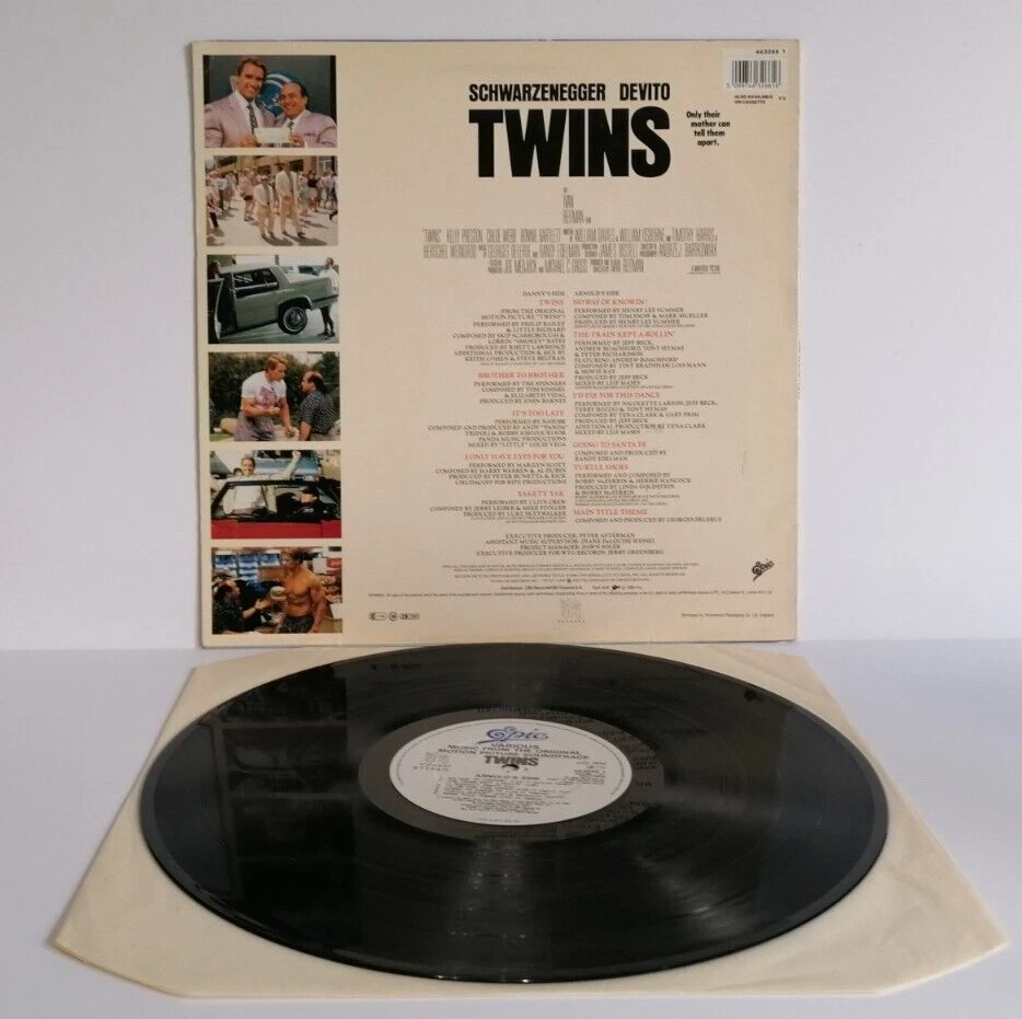 Twins Movie Soundtrack Vinyl LP A3 B1 Pressing - EX - Image 4 of 4