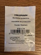 The Hillman Group Fender Washers, 5/32 x 7/8" 880339