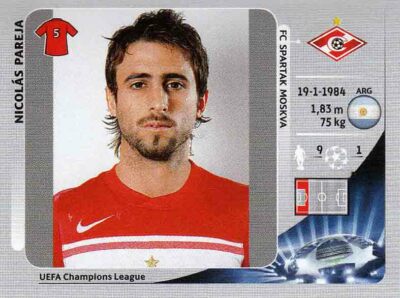 Panini Sticker Champions League 2012/2013 Nr. 482 Nicolas Pareja Spartak Moskva