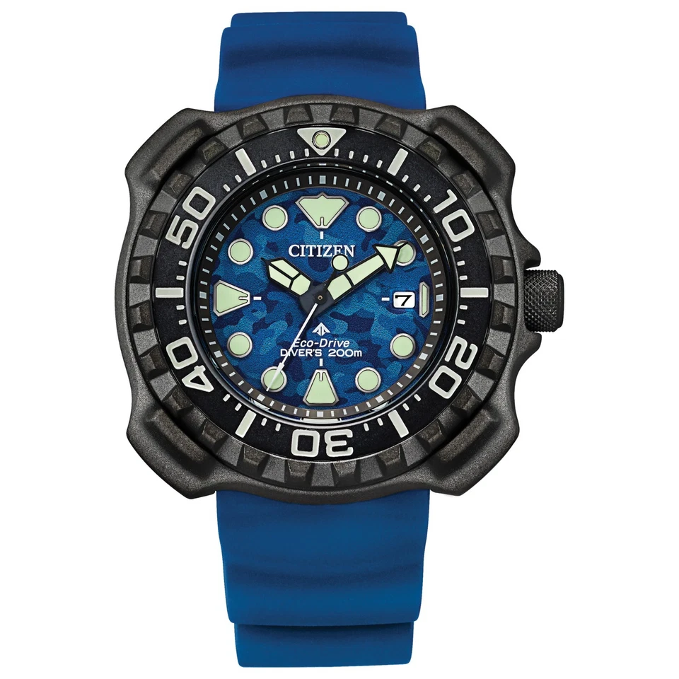 Citizen Eco-Drive Promaster Men's Calendar Blue Calendar Watch 47MM BN0227-09L