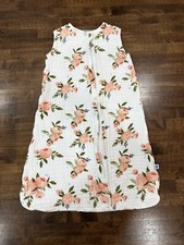 Little Unicorn Cotton Muslin Sleep Sack Bag S 0-6 Months Watercolor Roses Floral