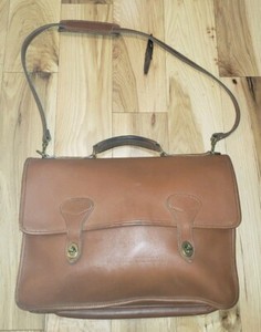 camel leather laptop bag