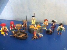 6x Piraten Truhe Figuren Boot Kanone  zu 5135 6678 Piratenschiff Playmobil 4236