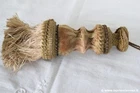 LARGE ANTIQUE DECORATIVE BOW X KEY h cm 20 TASSEL TASSEL ANTIQUE TASSEL