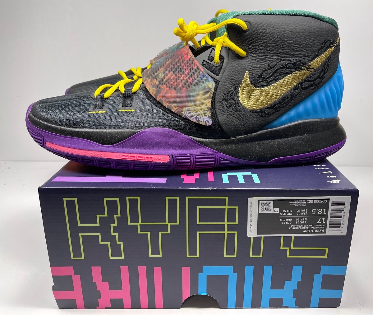 NIKE Kyrie 6 'Chinese New Year' CD5030 001 SIZE MEN 17 | eBay