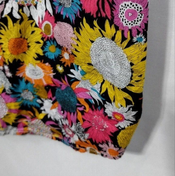 Camisa de Vestir Floral Tunevuse Para Hombres S Multicolor Boho Retro Años 90 Y2K Fiesta Artística Foto 4 de 4