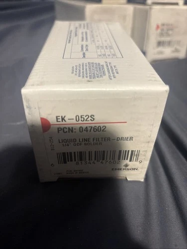 NIOB Emerson EK-052S PCN: 047602 Liquid Line Filter Drier, 1/4" ODF Solder