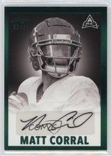 2021 Leaf Memories 1960 Base Green Spectrum 22/35 Matt Corral #BW-MC2 Auto 1b8
