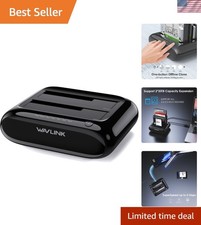 Dual Bay Hard Drive Docking Station - USB 3.0 to SATA I/II/III for 2.5"  3.5...