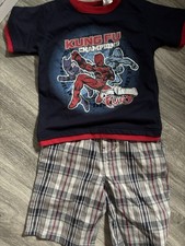 NWOT Boys Vintage Power Rangers Shirt Short Outfit Size 5