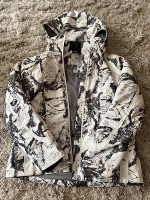 Obermeyer Marbled Women s Ski Jacket Size 12. Detachable Hood Included. UNWORN