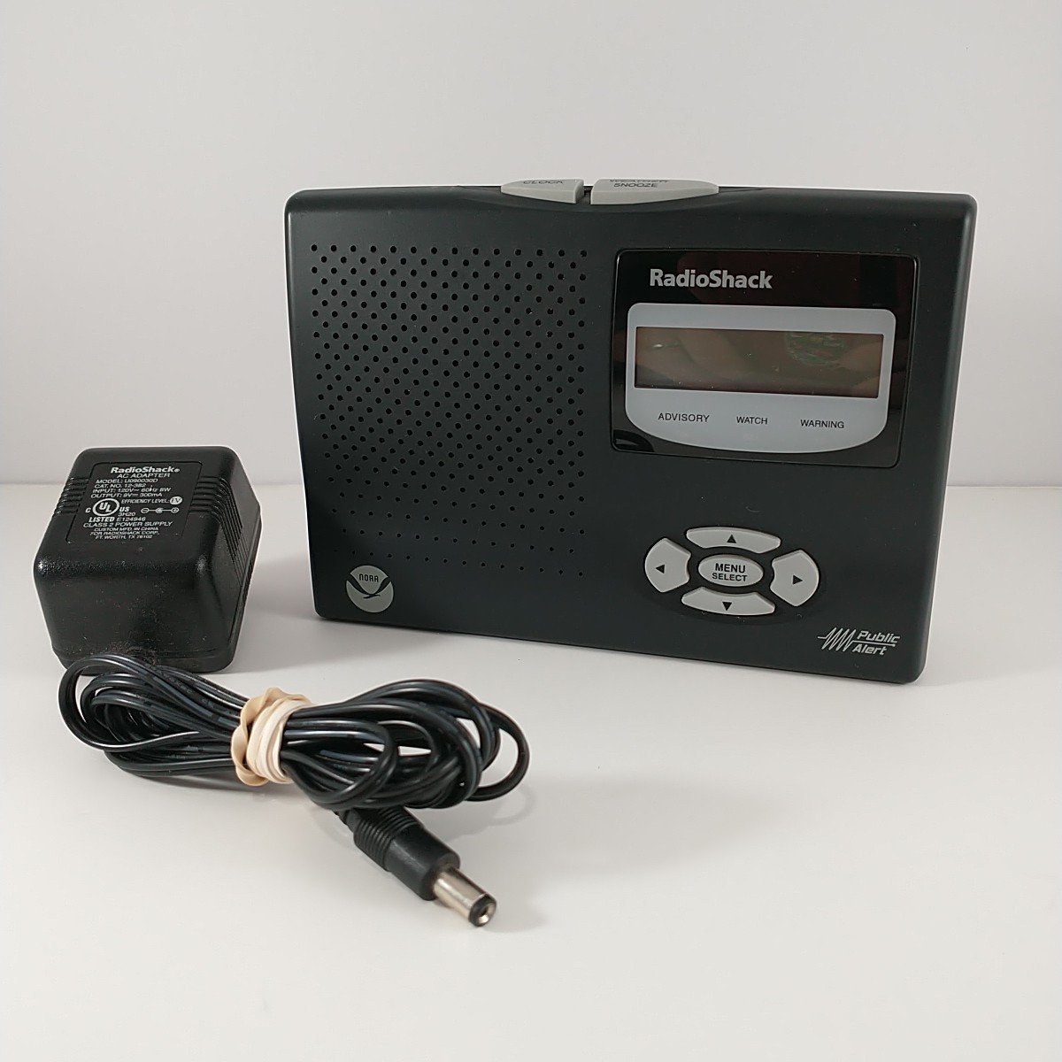 Radioshack 12-382 SAME Weather Radio/Clock Battery Powered W
