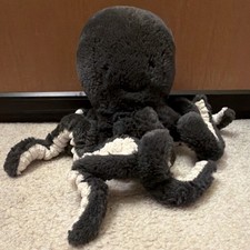 Jellycat Inky Octopus Blue Dark Grey Plush 20” Retired and Rare NWOT