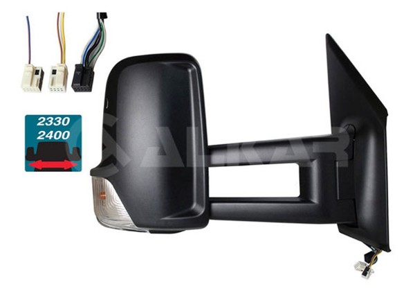 Alkar AußEnspiegel 9246021 Beheizbar Langer Spiegelarm Konvex FüR Mercedes B907-image