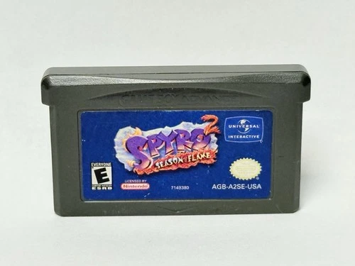 TESTED Spyro 2: Season of Flame (Nintendo Game Boy Advance, 2002) GBA Tested