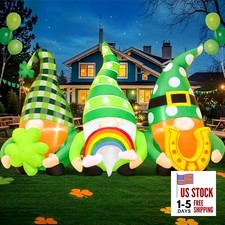 6FT St Patricks Day Inflatables Outdoor Decorations Gnomes Inflatable with
