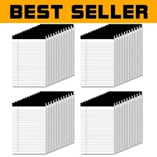 5x8 Inch Perforated Notepads - 48 Pack Legal Pads for Effortless Note Taking