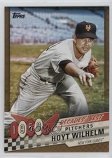 2020 Topps Update Decades Best Pitchers Gold 44/50 Hoyt Wilhelm #DB-6 HOF 13iq