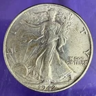 1942 Walking Liberty Half Dollar United States Silver Coin