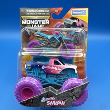 Monster Jam Truck SPARKLE SMASH 2 Pk 1:64 with Matching Dirt Bike 2026
