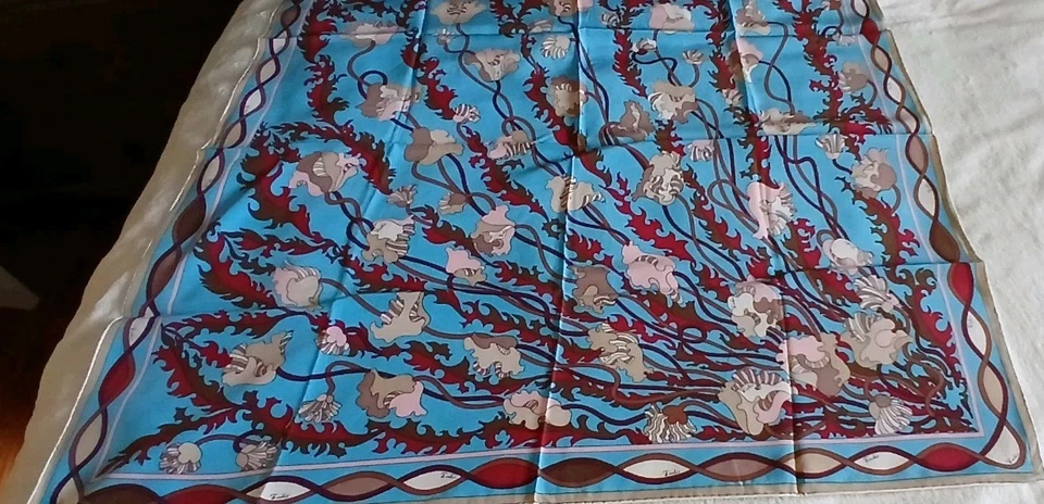 Bufanda de seda PUCCI 1970 vintage en embalaje original Foto 3 de 4