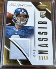 Ryan Nassib 2013 Certified Gold RC Patch /49