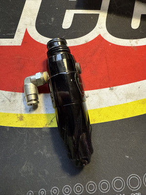 BOB LONG GLOSS BLACK HIGH PRESSURE REGULATOR HPR + ELBOW- TORPEDO -PAINTBALL 360