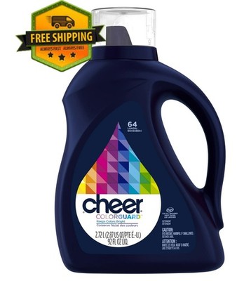 Cheer Liquid Laundry Detergent HE, 92 fl oz, 64 Loads, Fresh Clean Scent