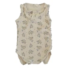Quincy Mae Sleeveless Henley Bodysuit Daisy Fields Baby One-Piece 3-6M