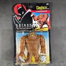 BATMAN THE ANIMATED SERIES CLAYFACE KENNER 1993 VINTAGE FIGURE DAMAGE CARD NEW