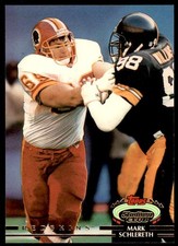 1992 Topps Stadium Club Mark Schlereth Washington Redskins #28