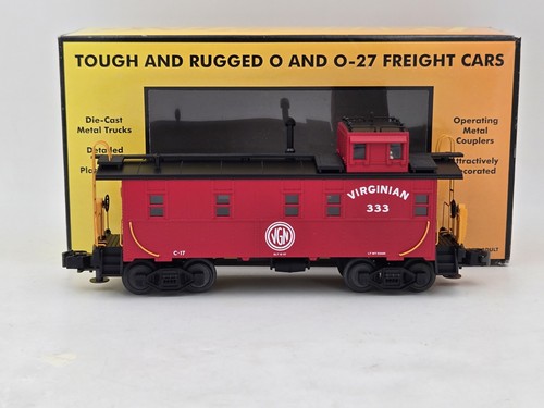 MTH Rail King 30-7745 Virginian Offset Steel Caboose - Iluminado + Probado - NUEVO | Zustand: New