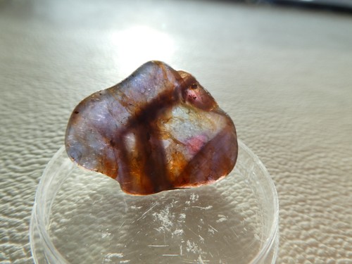 Saphir Querschnitt , Mineral,  Kristall , Madagskar Edelstein